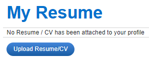My Resume upload